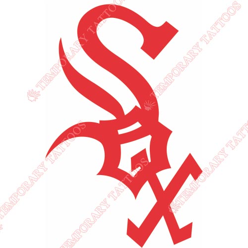 Chicago White Sox Customize Temporary Tattoos Stickers NO.1519